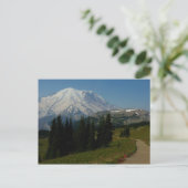 Mount Rainier vanaf de Sourdough Ridge Trail Briefkaart (Staand voorkant)