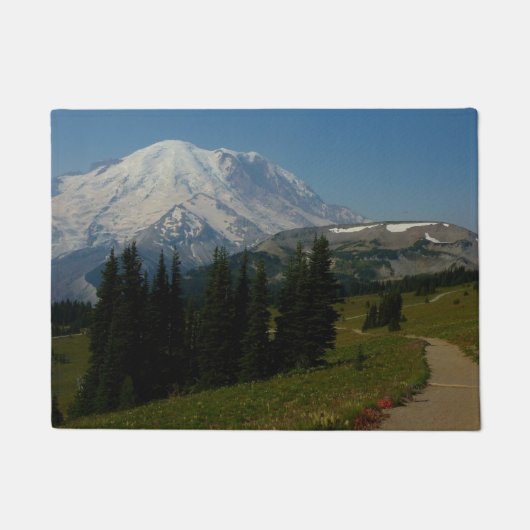 Mount Rainier vanaf het Sourdough Ridge Trail Deurmat (Voorkant)