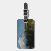 Mount Rainier vanaf het Sourdough Ridge Trailpad Bagagelabel (Voorkant verticaal)