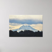 Mount Rainier vanaf West Bay Drive, Olympia, WA Canvas Afdruk (Voorkant)