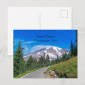 Mount Rainier, Verenigde Staten Briefkaart (Voorkant / Achterkant)
