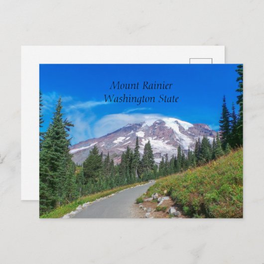 Mount Rainier, Verenigde Staten Briefkaart (Voorkant / Achterkant)