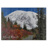Mount Rainier Wandelpad Herfst Kleur Snijplank (Voorkant)
