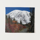 Mount Rainier Wandelpad Herfst Kleur Wandkleed (Voorkant (horizontaal))