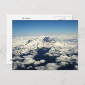 Mount Rainier, Washington, Aerial Uitzicht, Briefk Briefkaart (Voorkant / Achterkant)
