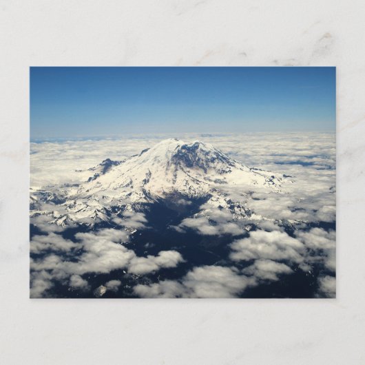 Mount Rainier, Washington, Aerial Uitzicht, Briefk Briefkaart (Voorkant)
