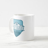Mount Rainier Washington bergtop ontwerp Koffiemok (Voorkant links)