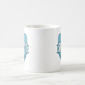 Mount Rainier Washington bergtop ontwerp Koffiemok (Center)
