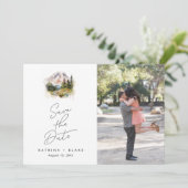 Mount Rainier Washington De datum opslaan Save The Date (Staand voorkant)