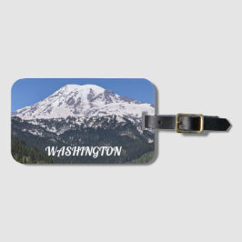 Mount Rainier, Washington Foto Bagagelabel