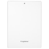 Mount Rainier Washington PNW Waterverf Stijl Klembord (Achterkant)