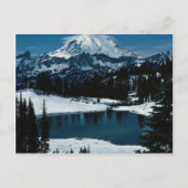 Mount Rainier, Washington State, VS Winter Briefkaart (Voorkant)