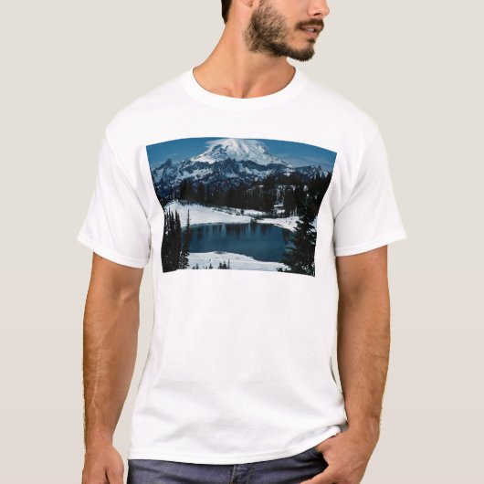 Mount Rainier, Washington State, VS Winter T-shirt (Voorkant)