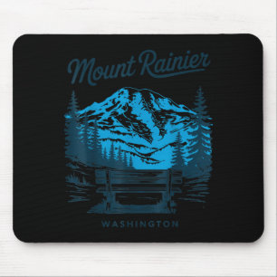 Mount Rainier Washington Vintage Reis Scenisch Muismat