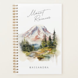 Mount Rainier Washington Waterverf Planner