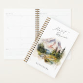 Mount Rainier Washington Waterverf Planner (Display)