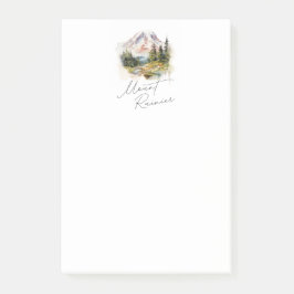 Mount Rainier Waterverf landschap Post-it® Notes