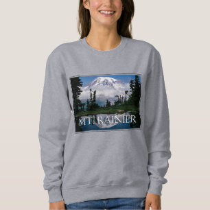 Mount Rainier Weergave in een bergvijver Trui