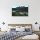 Mount Rainier Weerkaatste Zonsopgang II Canvas Afdruk (Insitu (Slaapkamer))