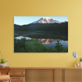 Mount Rainier Weerkaatste Zonsopgang II Canvas Afdruk (Insitu (Woonkamer))