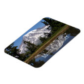 Mount Rainier weerspiegeld in Mountain Lake Magneet (Linkerzijde)