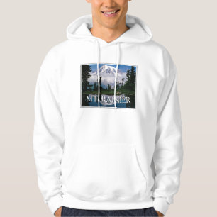 Mount Rainier Weerspiegeling in een bergvijver Hoodie