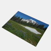 Mount Rainier, Wilde Bloemen en Sneeuw Deurmat (Schuin)