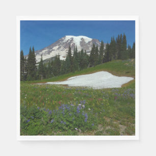 Mount Rainier, Wilde Bloemen en Sneeuw Servet