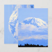 Mount Ranier Briefkaart (Voorkant / Achterkant)