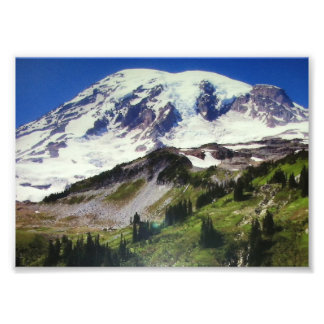 Mount Ranier Foto Afdruk