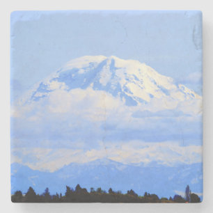 Mount Ranier Stenen Onderzetter