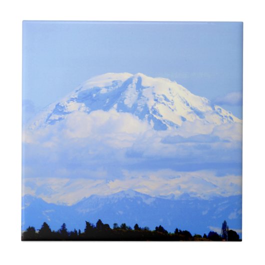 Mount Ranier Tegeltje (Voorkant)