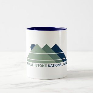 Mount Revelstoke National Park Mountain Sun Tweekleurige Koffiemok