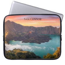 Mount Rinjani vulkaankrater zonsopgang