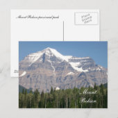 Mount Robson Briefkaart (Voorkant / Achterkant)