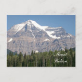 Mount Robson Briefkaart (Voorkant)