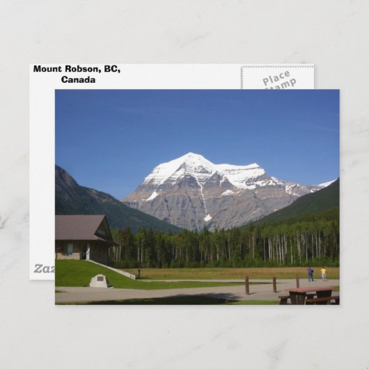 Mount Robson, Canada Briefkaart (Voorkant / Achterkant)