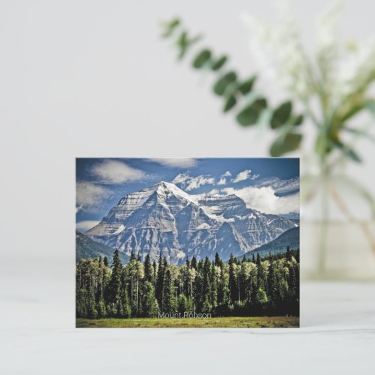 Mount Robson, Canadese Rockies, Briefkaart (Staand voorkant)