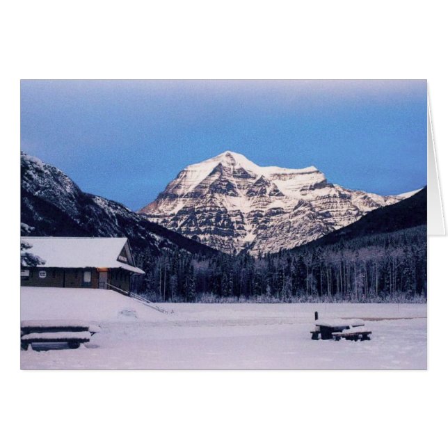 Mount Robson in Winter (Voorkant Horizontaal)