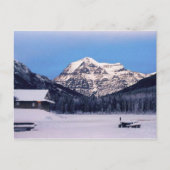 Mount Robson in Winter Briefkaart (Voorkant)