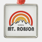 Mount Robson Metalen Ornament (Voorkant)