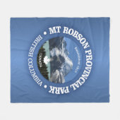 Mount Robson PP Fleece Deken (Voorkant (Horizontaal))