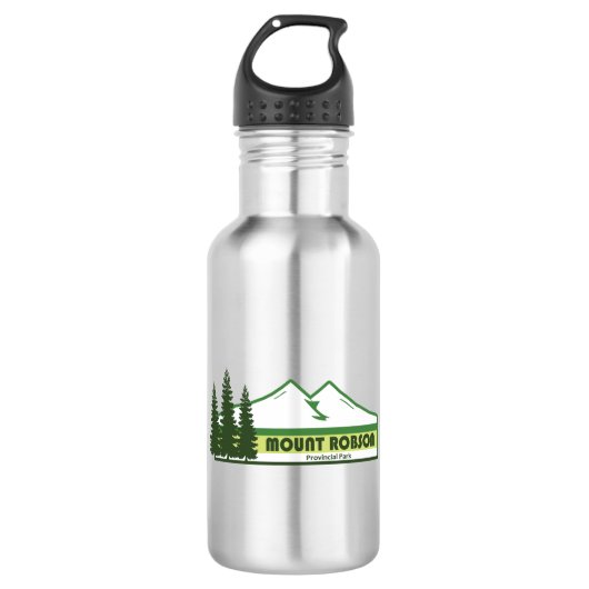 Mount Robson Provincial Park Groene Strepen Waterfles (Voorkant)