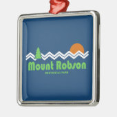 Mount Robson Provincial Park Retro Metalen Ornament (Links)