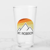 Mount Robson Retro Glas (Voorkant)