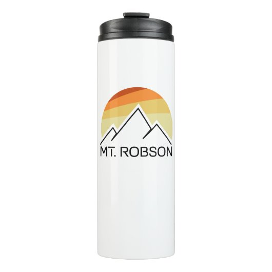 Mount Robson Retro Thermosbeker (Voorkant)