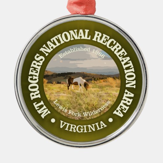 Mount Rogers NRA Metalen Ornament (Voorkant)