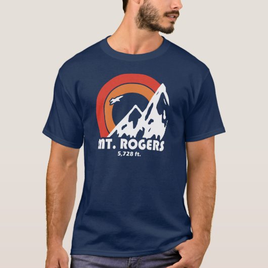 Mount Rogers Virginia Sun Eagle T-shirt (Voorkant)