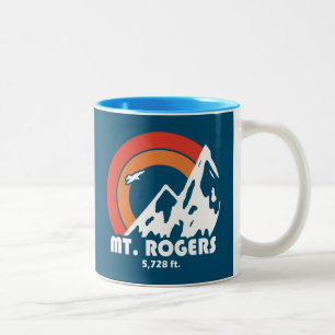 Mount Rogers Virginia Sun Eagle Tweekleurige Koffiemok