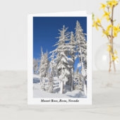 Mount Roos Reno Nevada Foto van J.Halko Kaart (Gele Bloem)